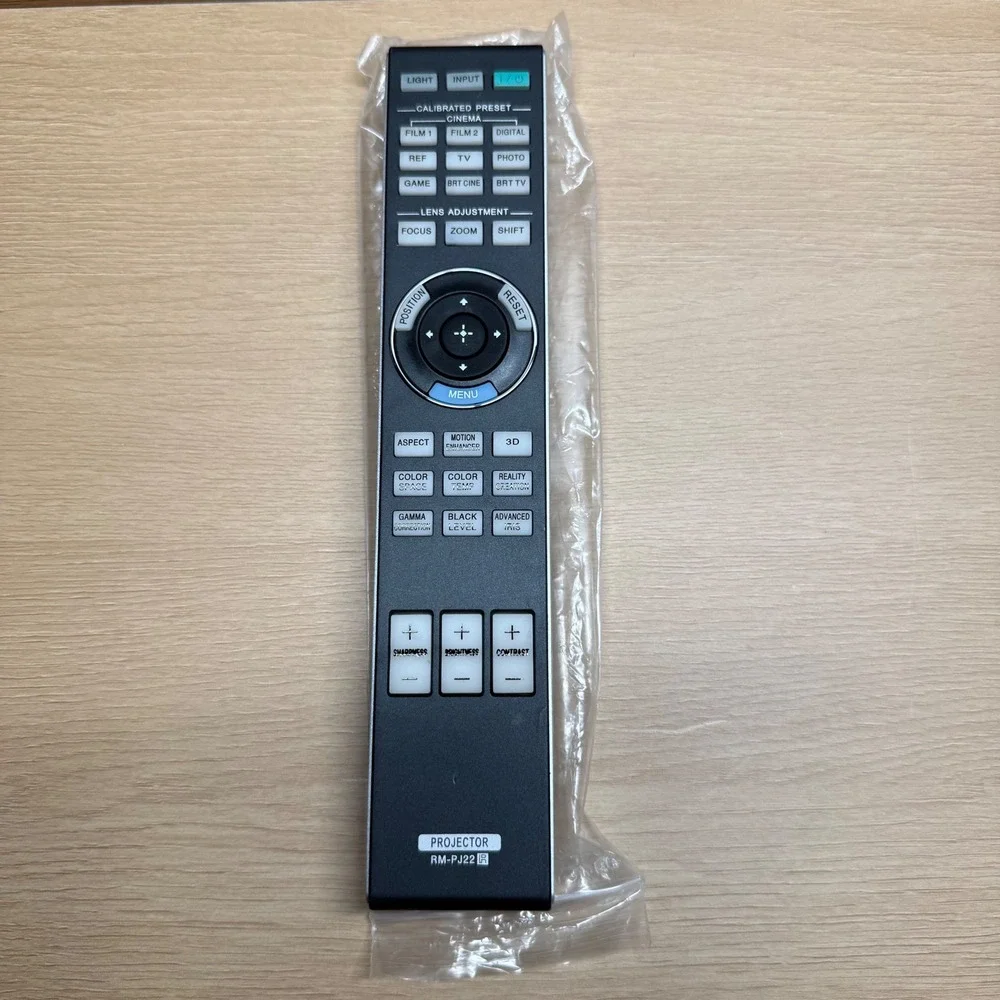 Sony RM-PJ22 Projector Remote Control Replacement Black Silver New